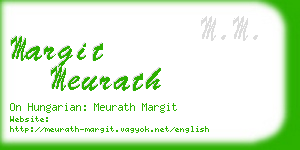 margit meurath business card